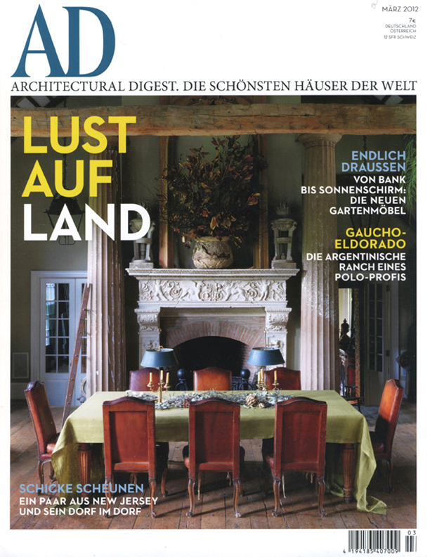 ARCHITECTURAL DIGEST, Germany, March 2012 JB Blunk